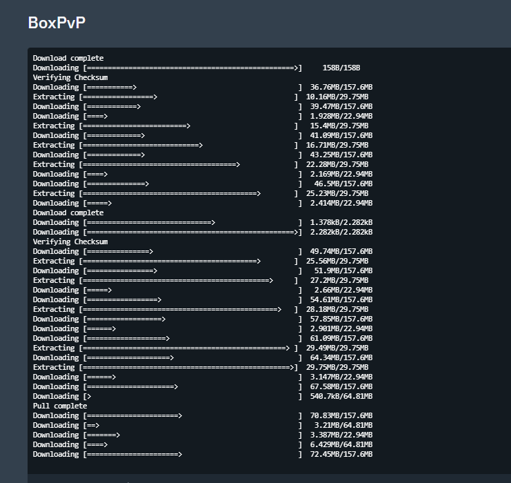 BoxPvP deployment console